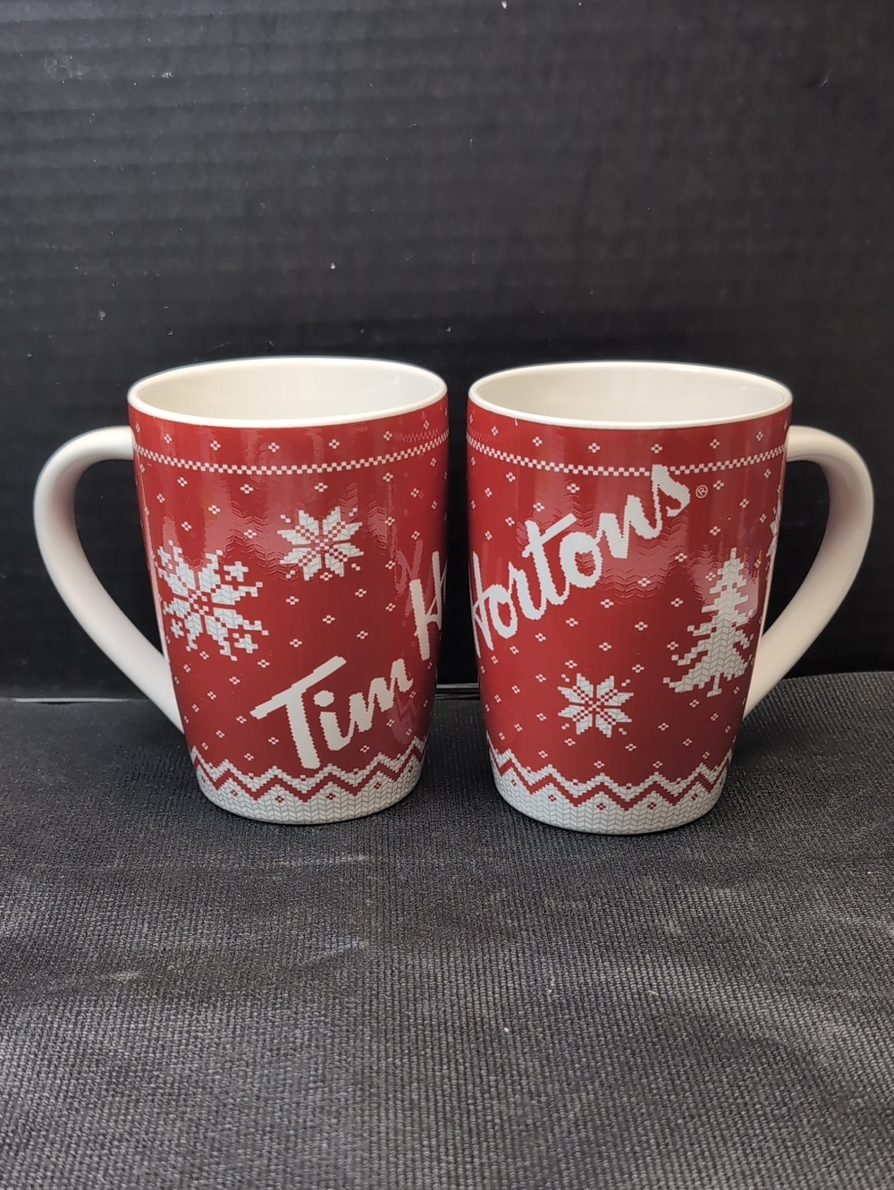 Tim Horton's Snowflake Collector #2 Mugs Set of 2